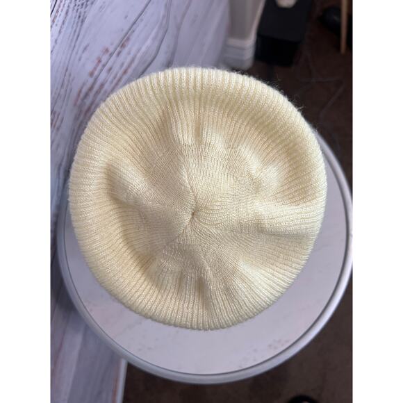 Jean-Charles Brosseau VINTAGE knit cap beanie Vanilla Cream - Picture 5 of 9